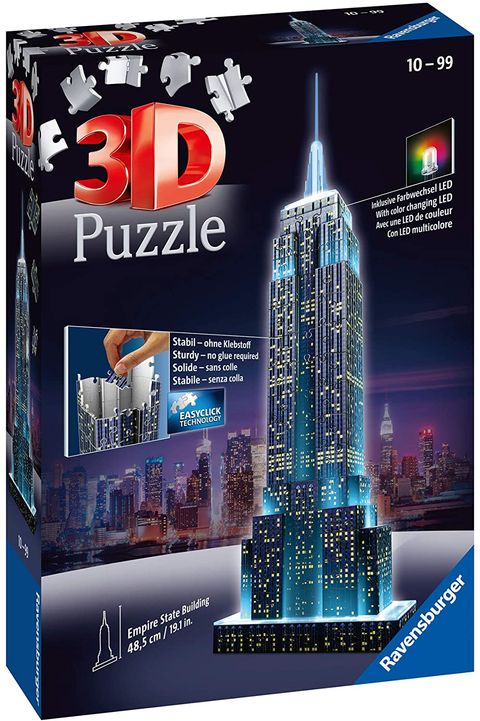 Ravensburger Jigsaw - 3D puzzle - The Eiffel Tower at Night, 216